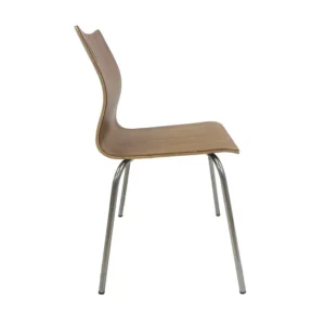 mobiliario-contract-silla amelie apilable acero inoxidable asiento laminado hpl color nogal 7